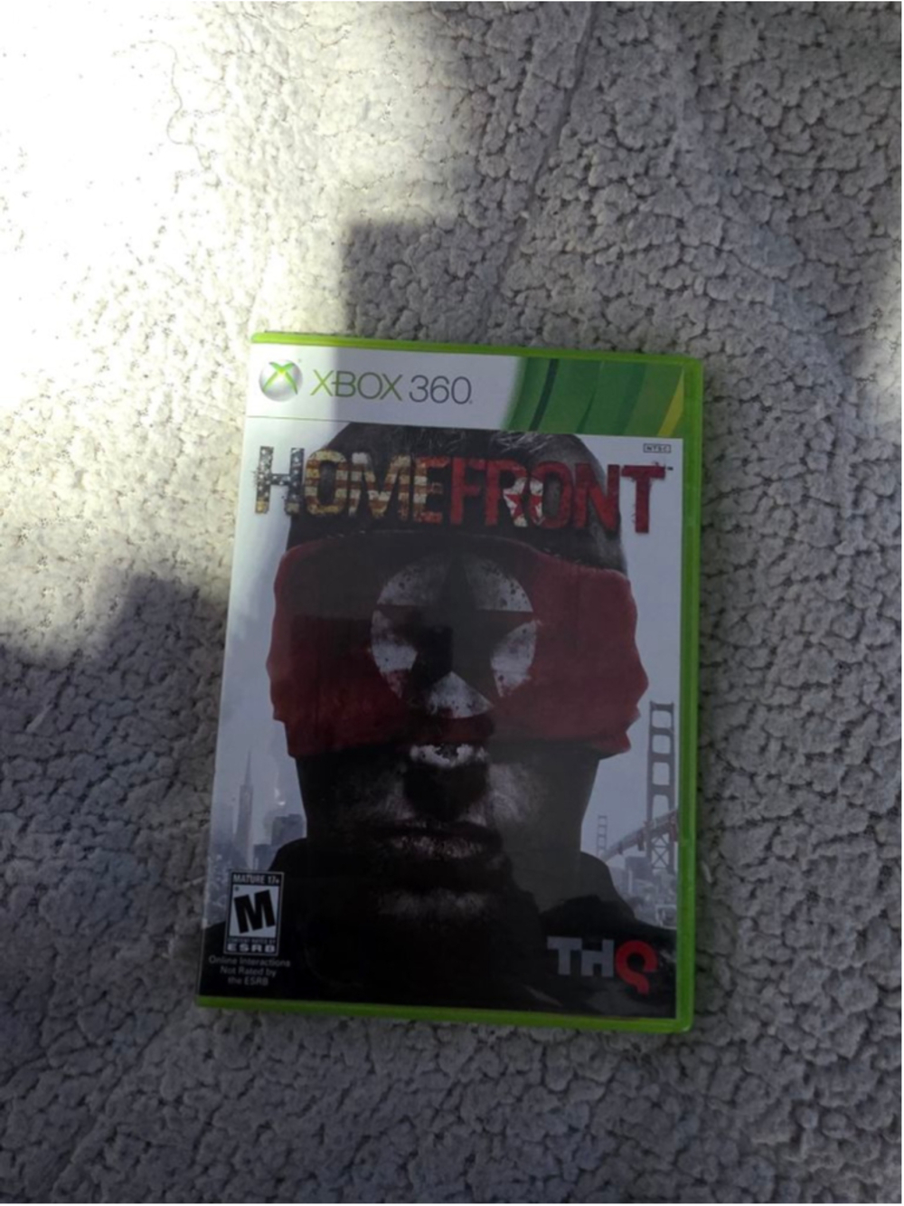 THQ Homefront Xbox 360 Video Game One Size Green Red